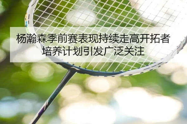 杨瀚森季前赛表现持续走高开拓者培养计划引发广泛关注